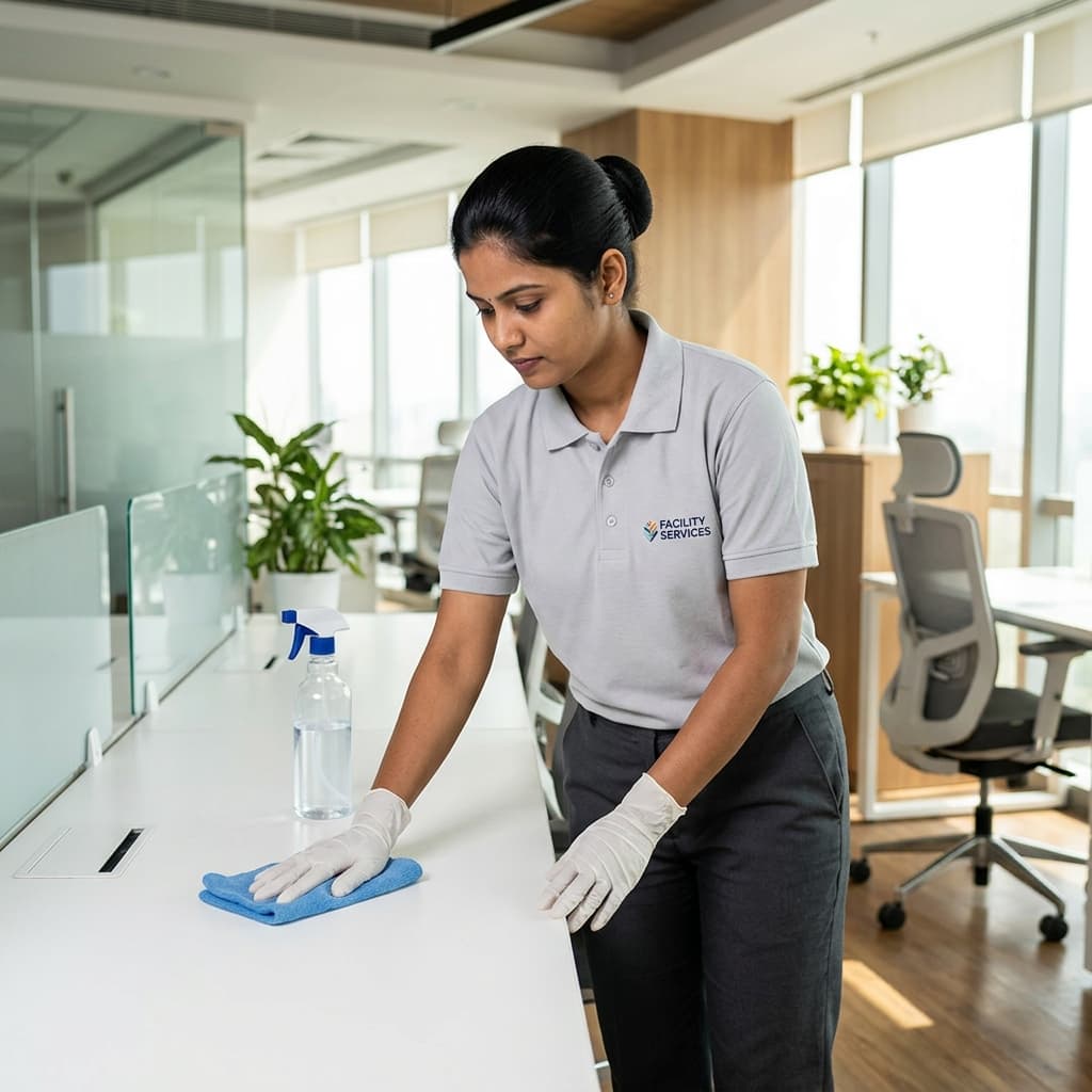 Clean and well-managed facility spaces by Unique Security Agency