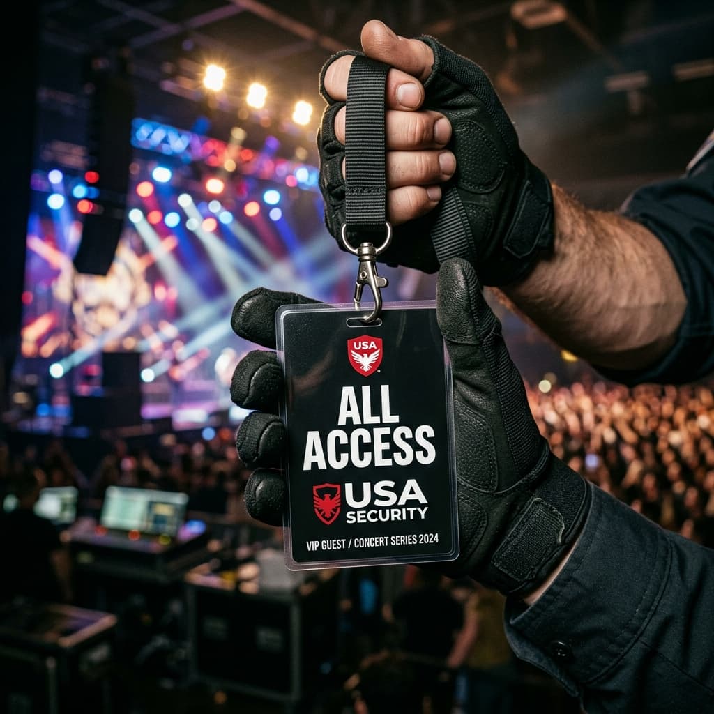 VIP All Access credential pass verification lanyard