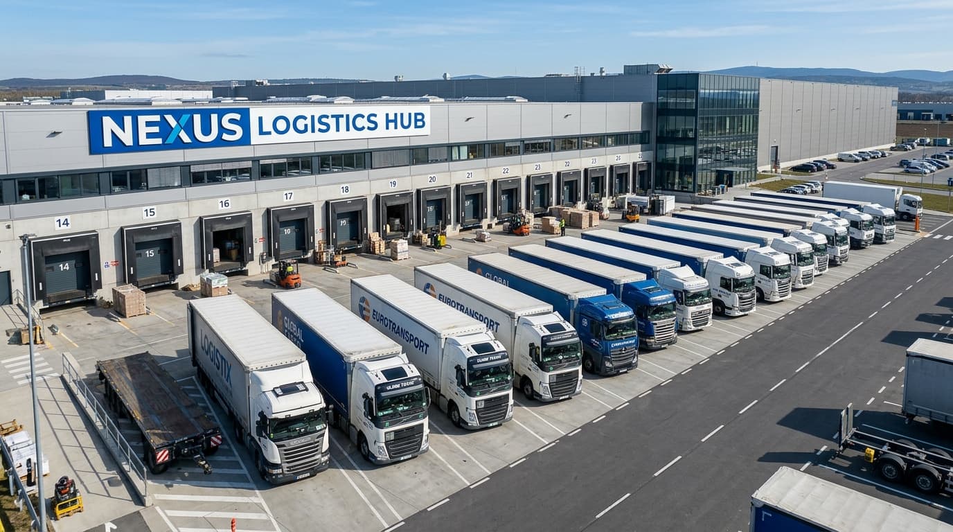 Commercial Freight Logistics Transport Fleet Security Gate