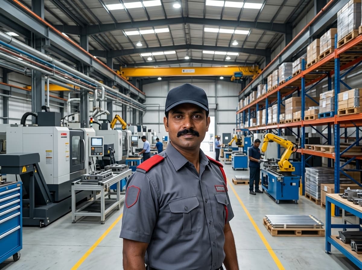 Security solutions for Manufacturing & Industrial by Unique Security Agency