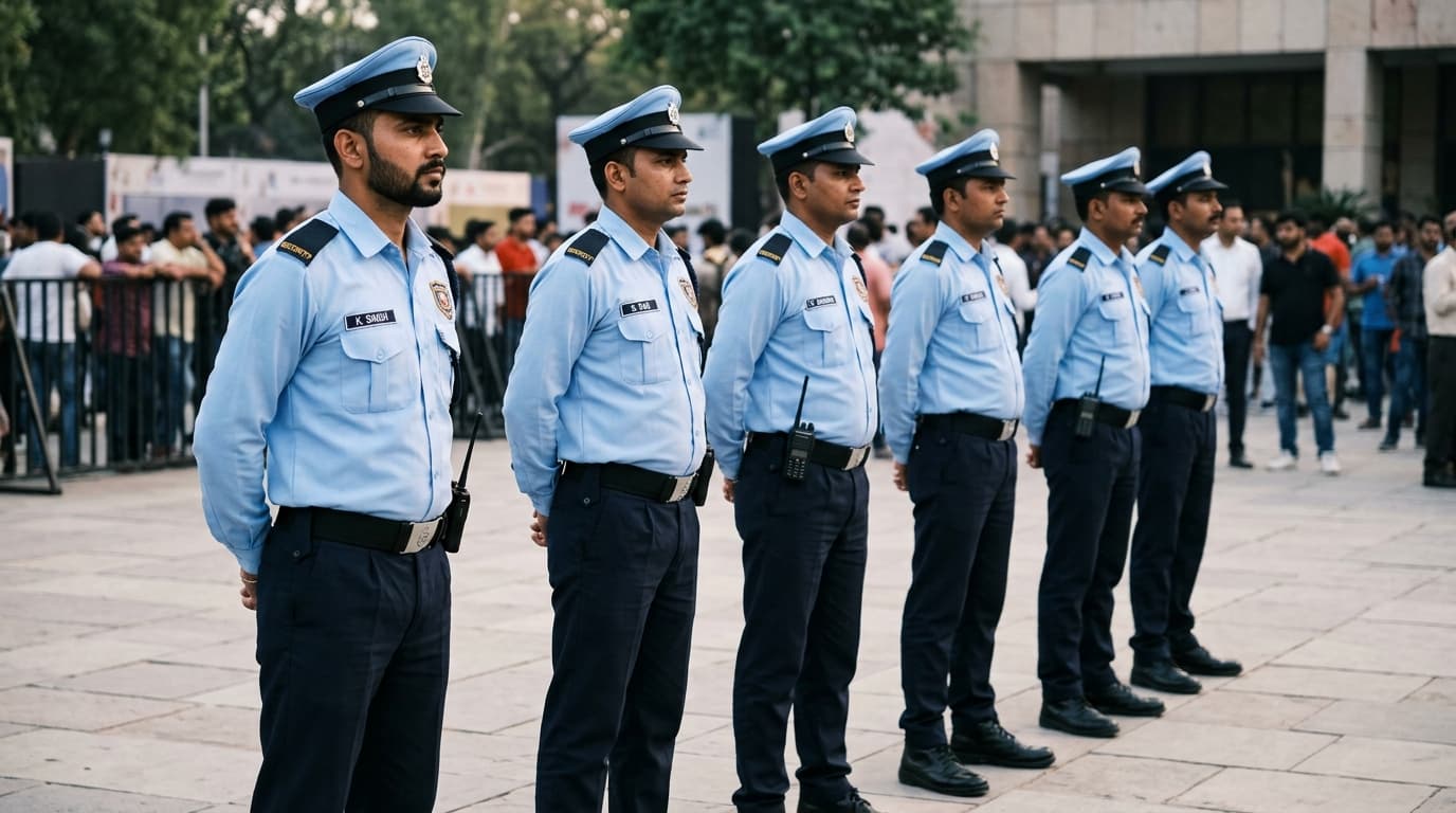 Unique Security Agency squad and operational managers in Chennai